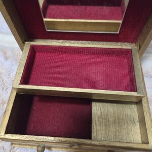 Vintage 1960s Florentine music Italian Box Jewelry box, Vintage Wooden Box